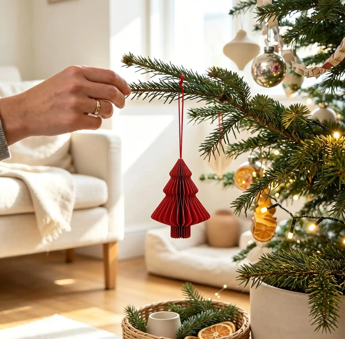Wholesale Honeycomb Paper Christmas Tree Ornament