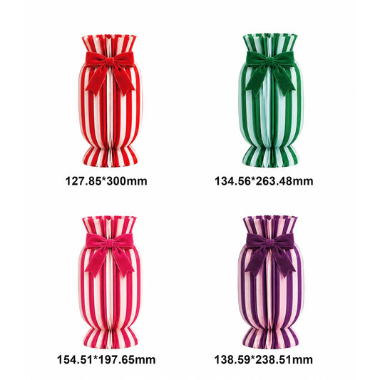 Wholesale Honeycomb Paper Vase Christmas Tabletop Decoration