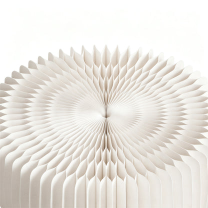 Hourglass Honeycomb Paper Table showing its structure and design details