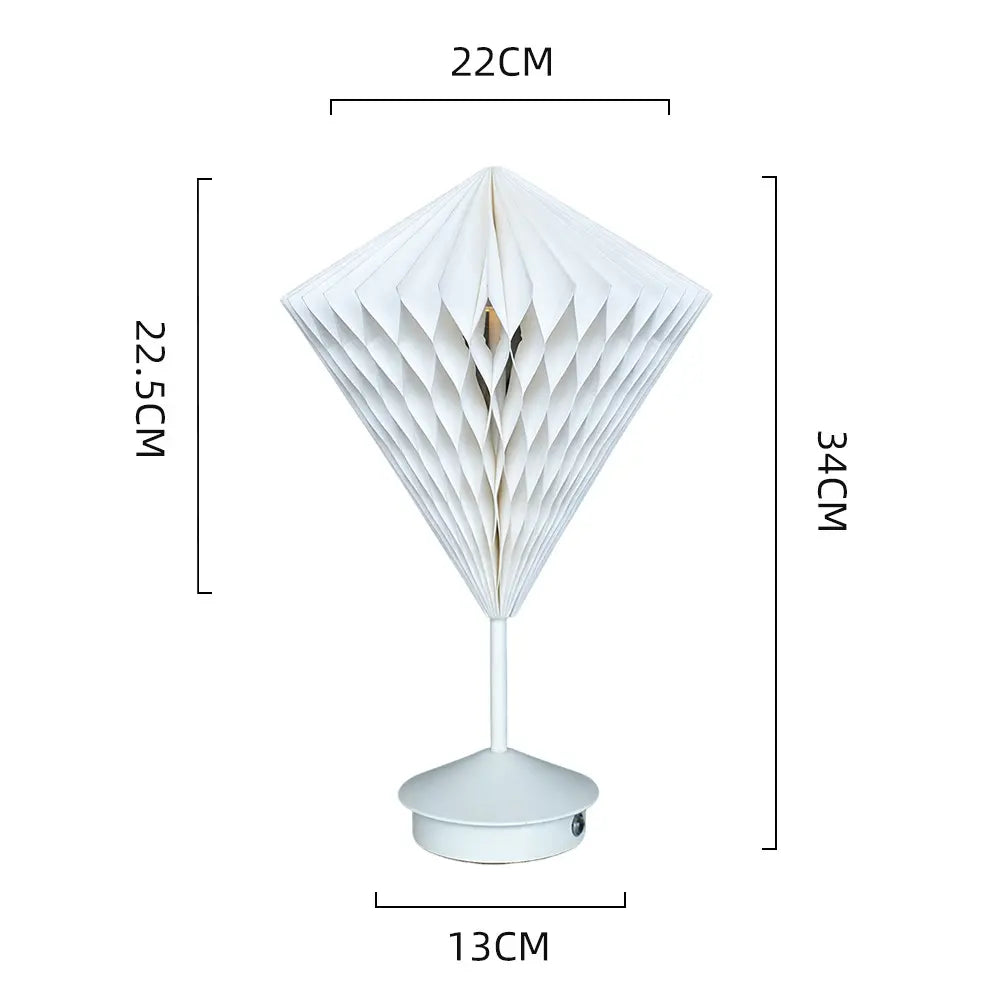 Wholesale Foldable Honeycomb Paper Table Lamp