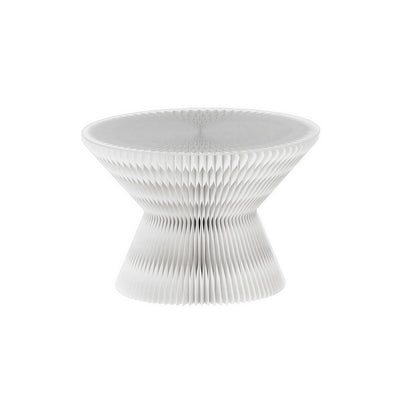 Honeycomb Paper Side Table on a white background, shown from the front