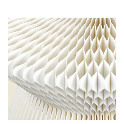 Honeycomb Paper Side Table showing its structure and design details