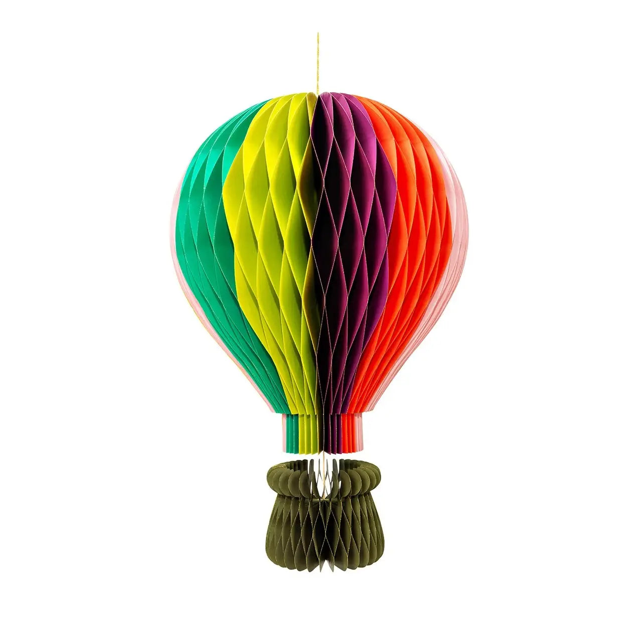 Custom Paper Hot Air Balloon Christmas Ornament