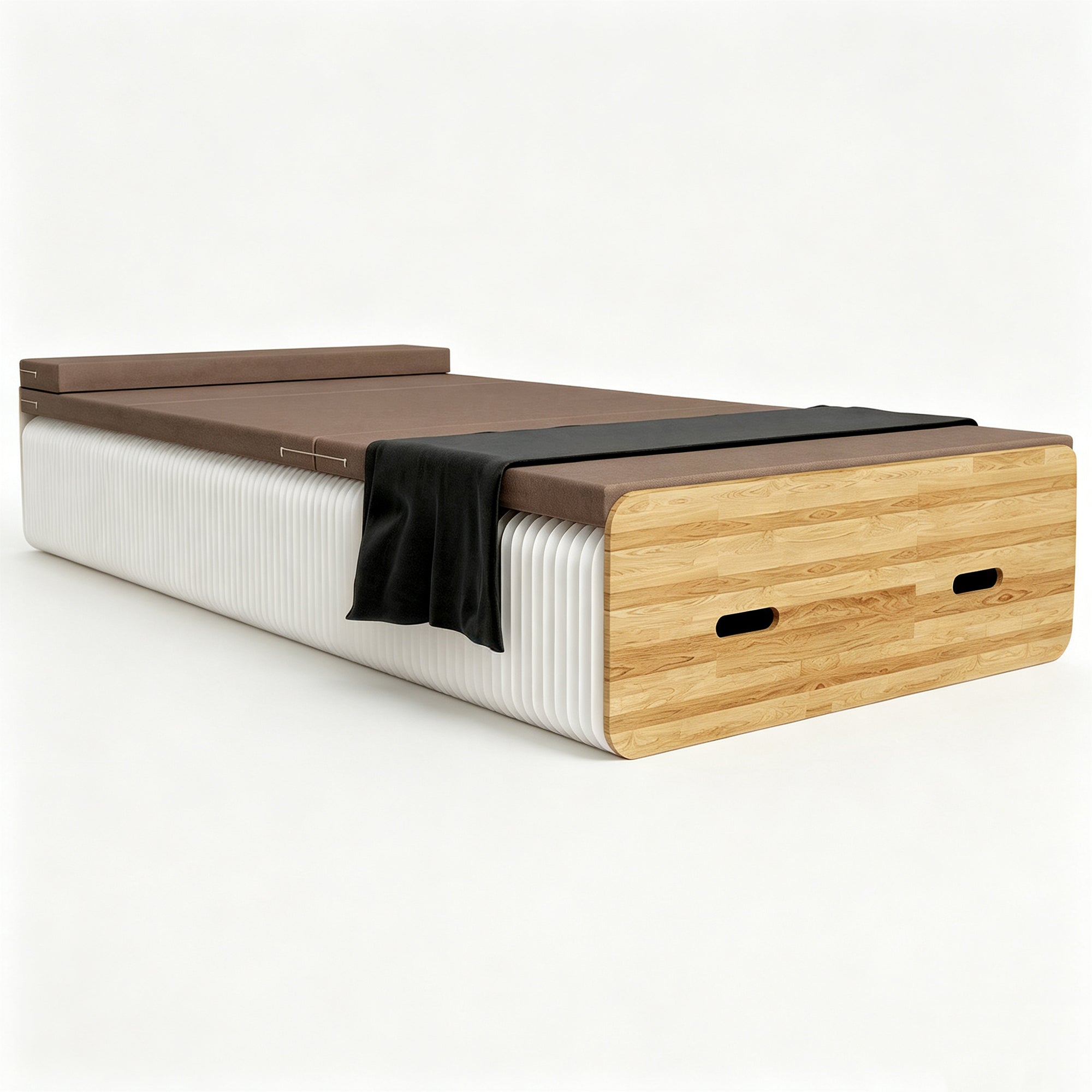 OEM ODM and private label support – modern paper bed frame with mattress and bedding