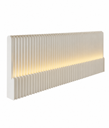 Modular Accordion Paper Room Divider on a white background, shown from the front