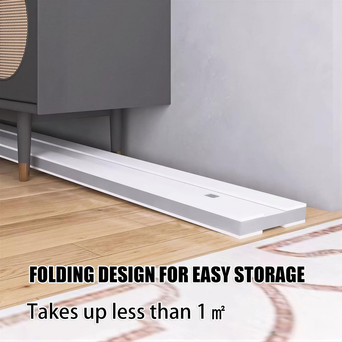 Foldable Paper Room Divider showing its structure and design details