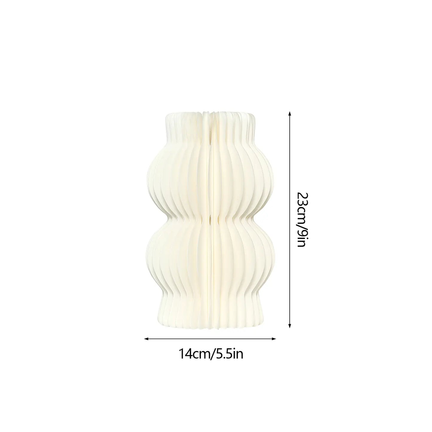 Portable Honeycomb Paper Vase, Foldable Minimalist Home Decor