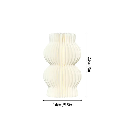 Portable Honeycomb Paper Vase, Foldable Minimalist Home Decor