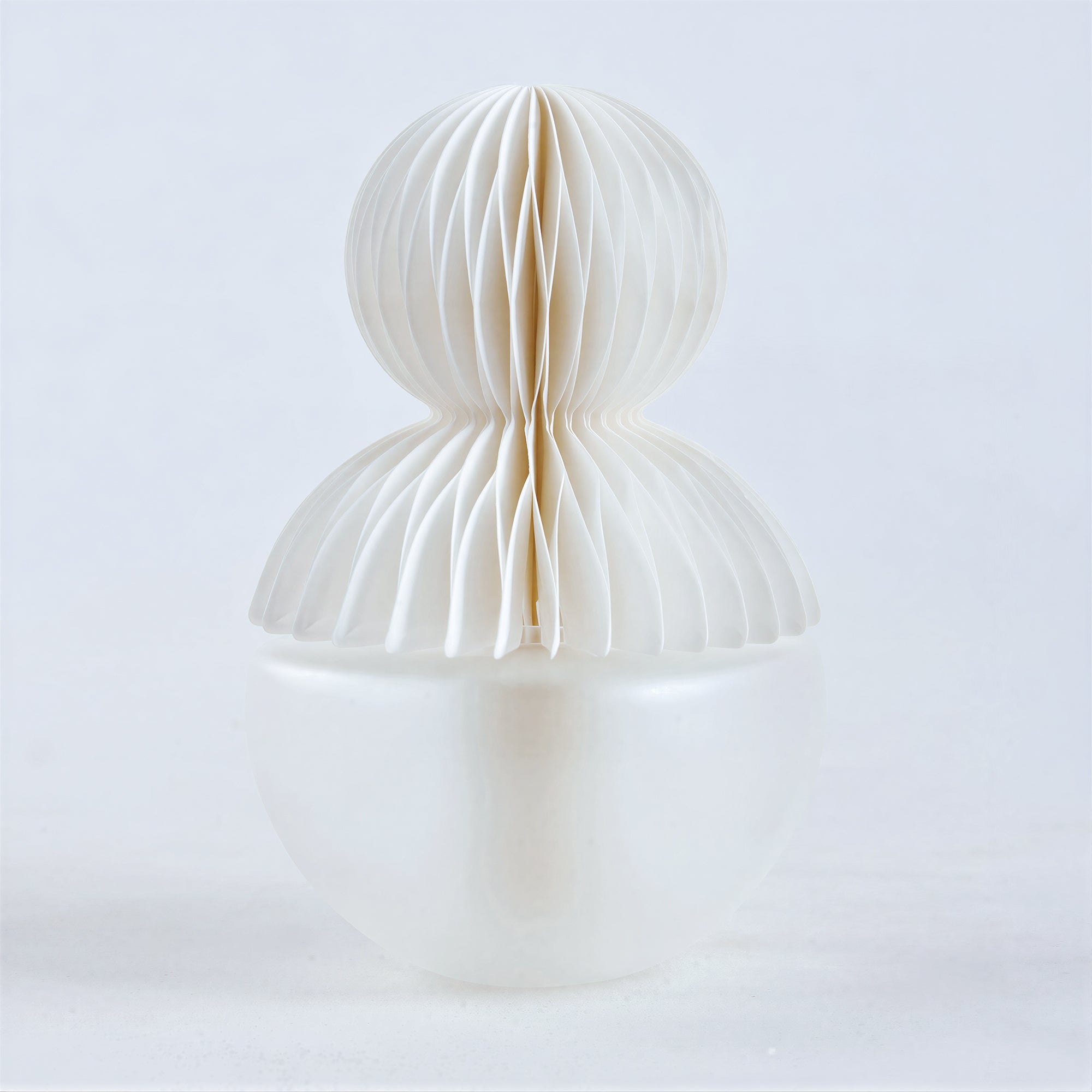 OEM ODM and private label support – white sculptural honeycomb paper fragrance diffuser