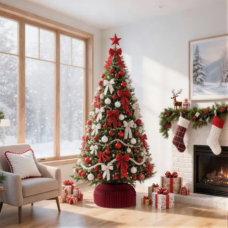 High-impact retail Christmas display presentation