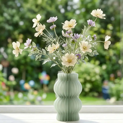 Portable Honeycomb Paper Vase, Foldable Minimalist Home Decor