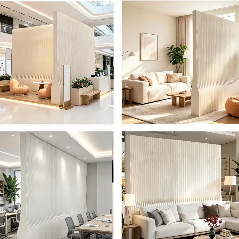 Freestanding Foldable Paper Partition Room Divider