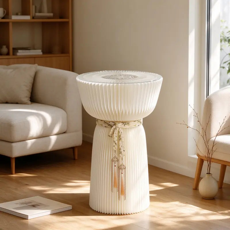 Foldable Honeycomb Paper Flower Display Plinth