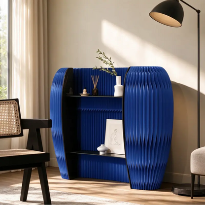 Foldable Honeycomb Paper Curved Reception Counter
