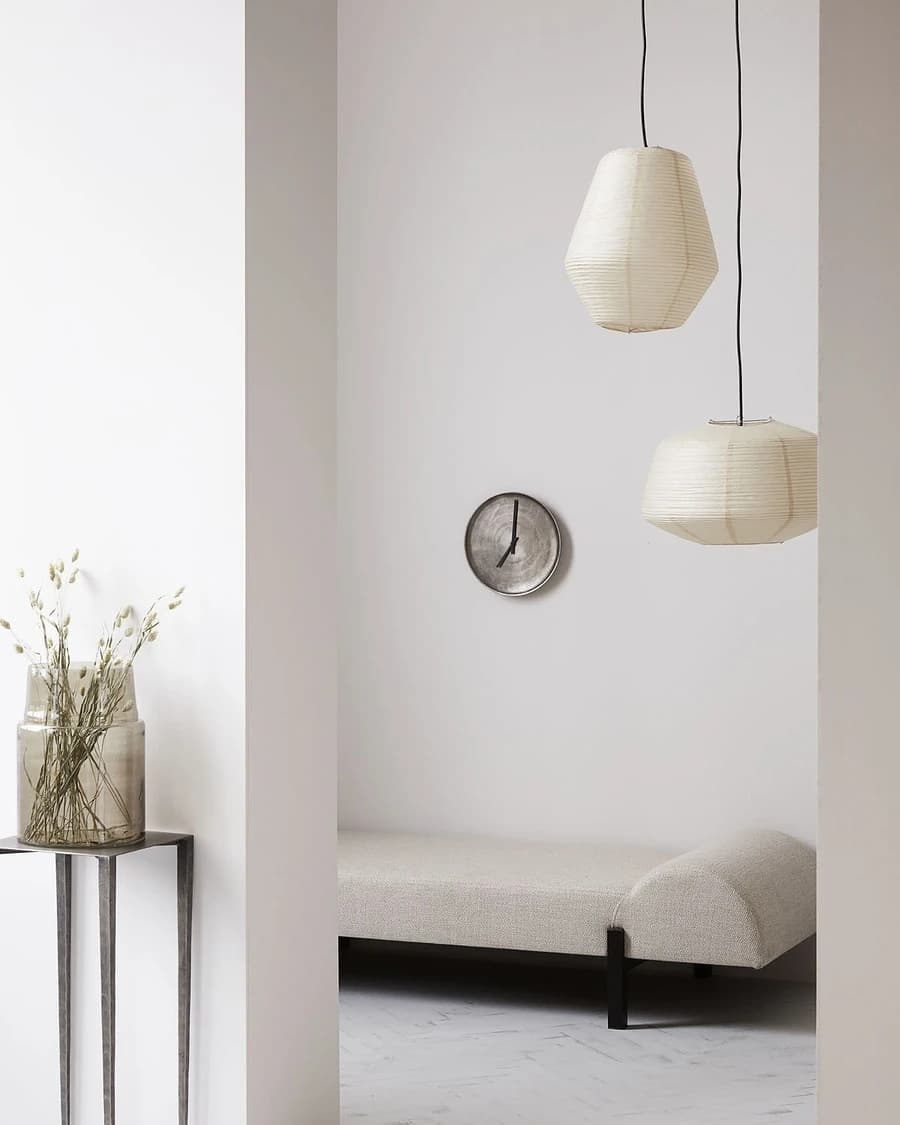 Minimalist rice paper pendant lampshade for private-label collections