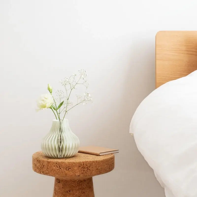 Reusable Honeycomb Paper Vase for Artificial Flowers