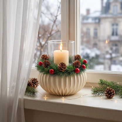Wholesale Christmas Honeycomb Paper Candle Holder