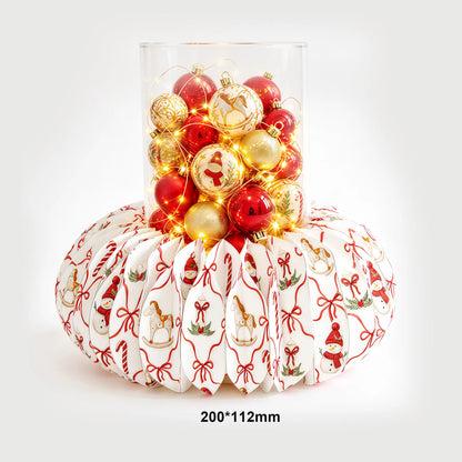 Wholesale Printed Honeycomb Paper Base with Glass Cylinder