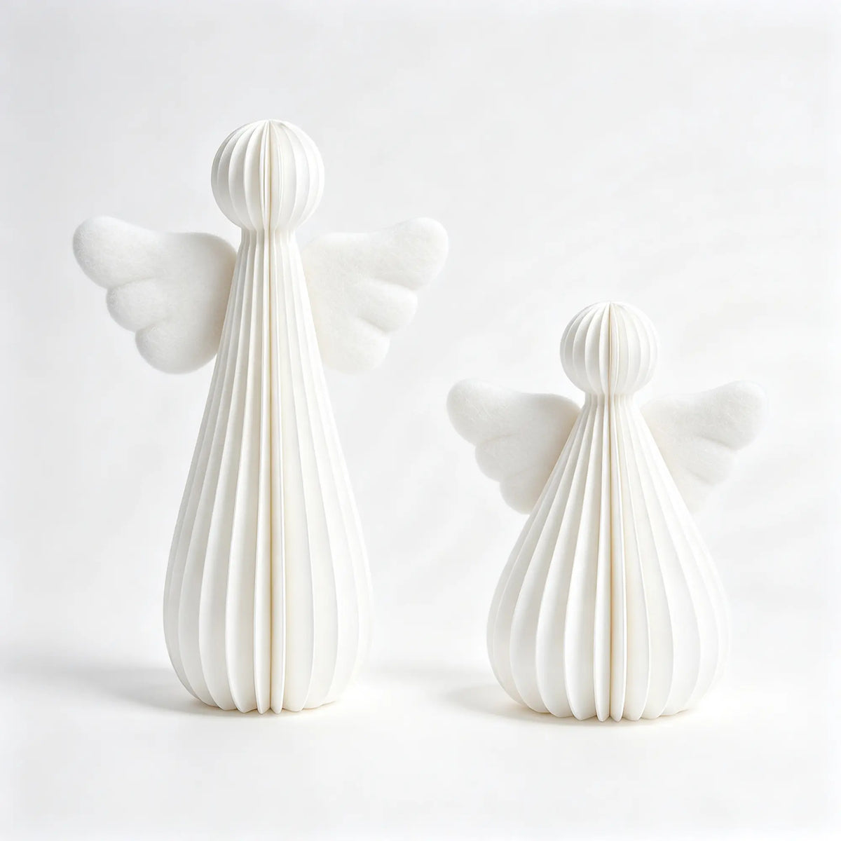 Wholesale White Honeycomb Paper Angel Christmas Decoration