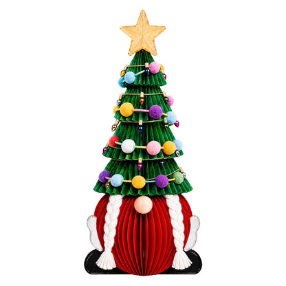 Wholesale Honeycomb Paper Christmas Gnome Table Decorations