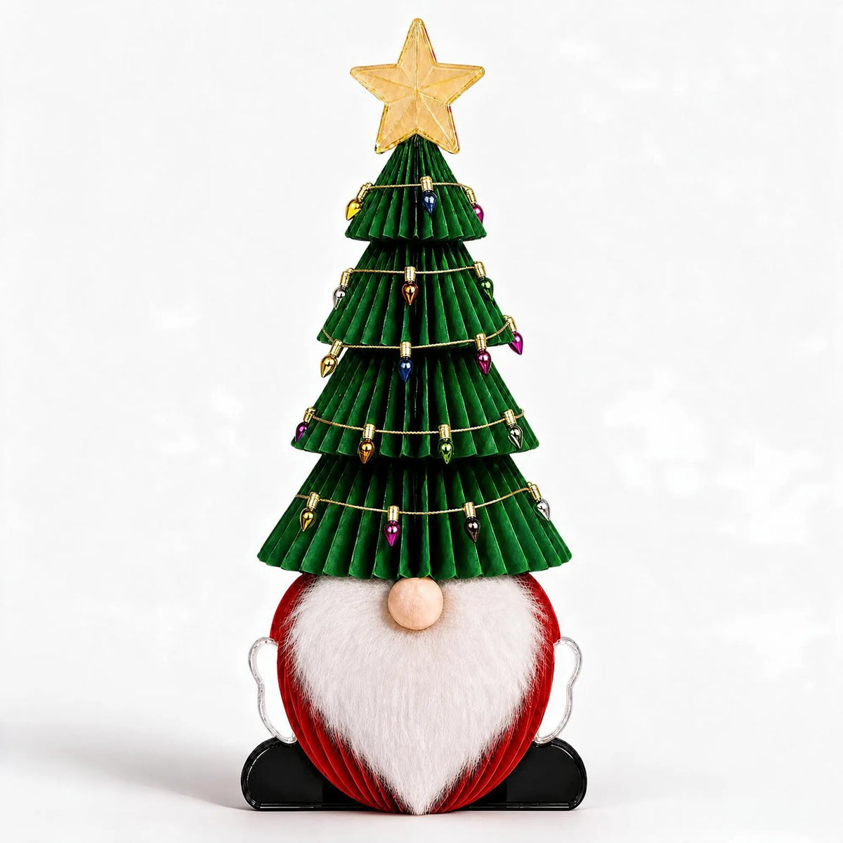 Wholesale Honeycomb Paper Christmas Gnome Table Decorations