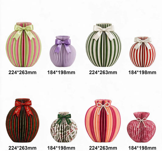 Wholesale Decorative Honeycomb Paper Vase for Christmas Displays
