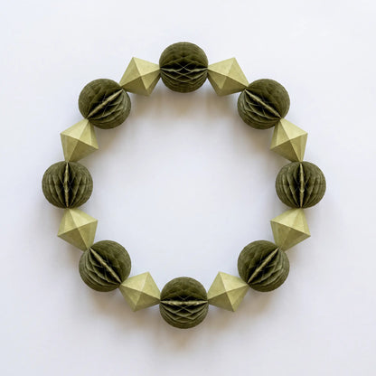 Wholesale Honeycomb Paper Ball Christmas Wreath