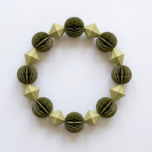 Wholesale Honeycomb Paper Ball Christmas Wreath