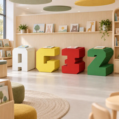 3D Letter Modular Paper Display Stand