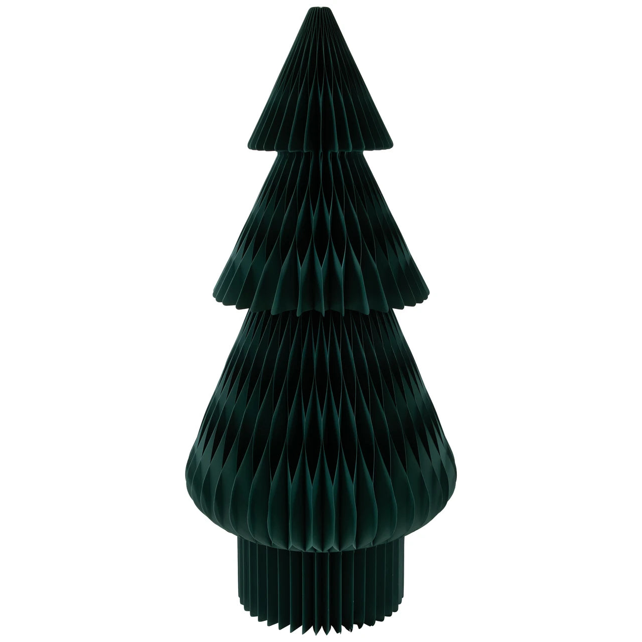 Large Foldable Honeycomb Paper Christmas Tree on a white background