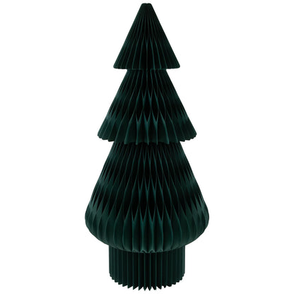 Large Foldable Honeycomb Paper Christmas Tree on a white background
