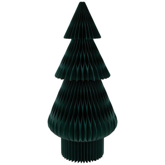 Large Foldable Honeycomb Paper Christmas Tree on a white background