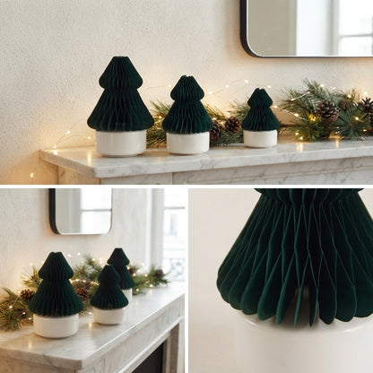 Folded Tree-Shaped Honeycomb Paper Fragrance Diffuser for compact storage and shipping