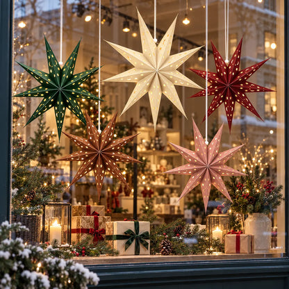 Wholesale 7-Point Paper Star Lanterns
