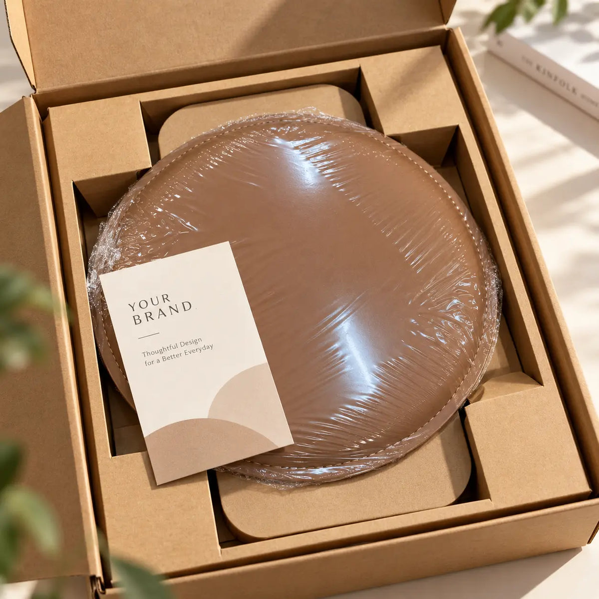 Private label custom paper gift product with branded packaging tag for wholesale OEM