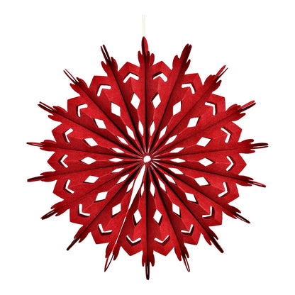 Wholesale Felt Snowflake Christmas Ornament
