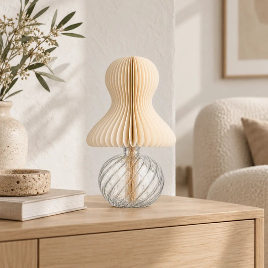 Sculptural Honeycomb Paper Aroma Diffuser showing its structure