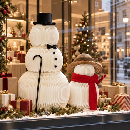 Wholesale Honeycomb Paper Snowman Set