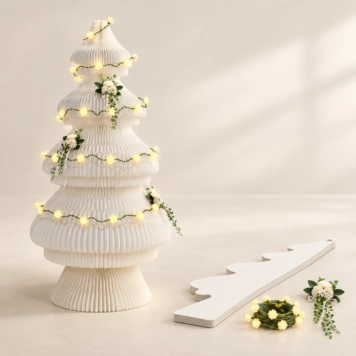 Commercial Foldable Paper Christmas Tree Display