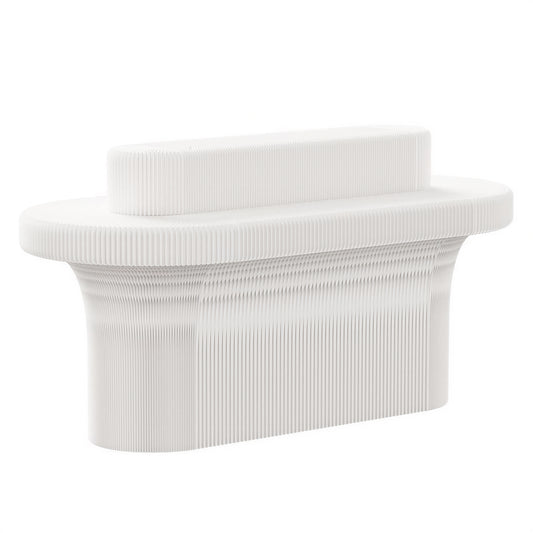 Foldable Honeycomb Paper Display Counter on a white background