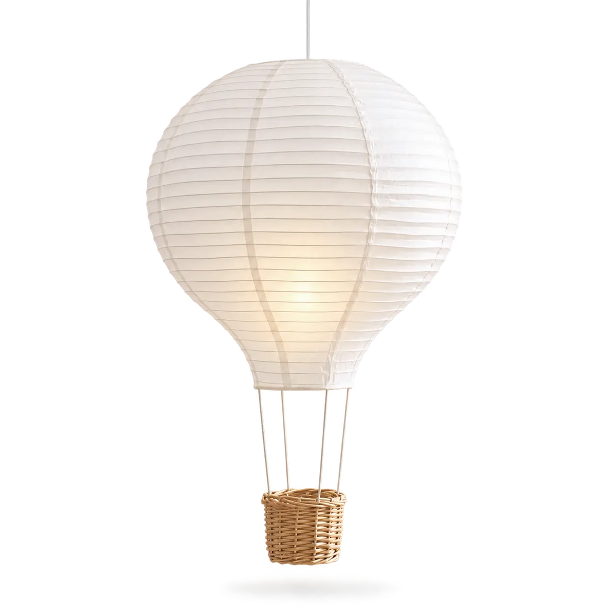 Paper Hot Air Balloon Pendant Light