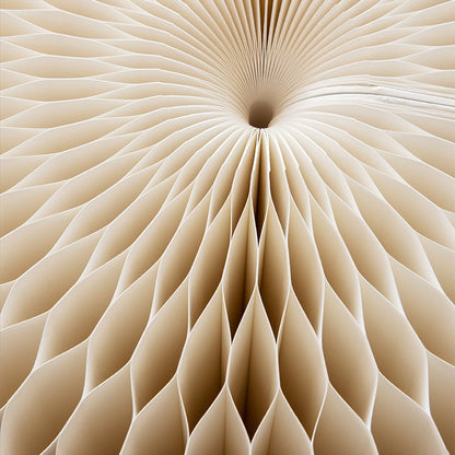 Versatile and sustainable honeycomb paper structure close-up, eco-friendly design detail