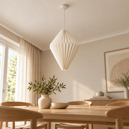 Wholesale Foldable Origami Paper Pendant Lampshade for Nordic Interiors