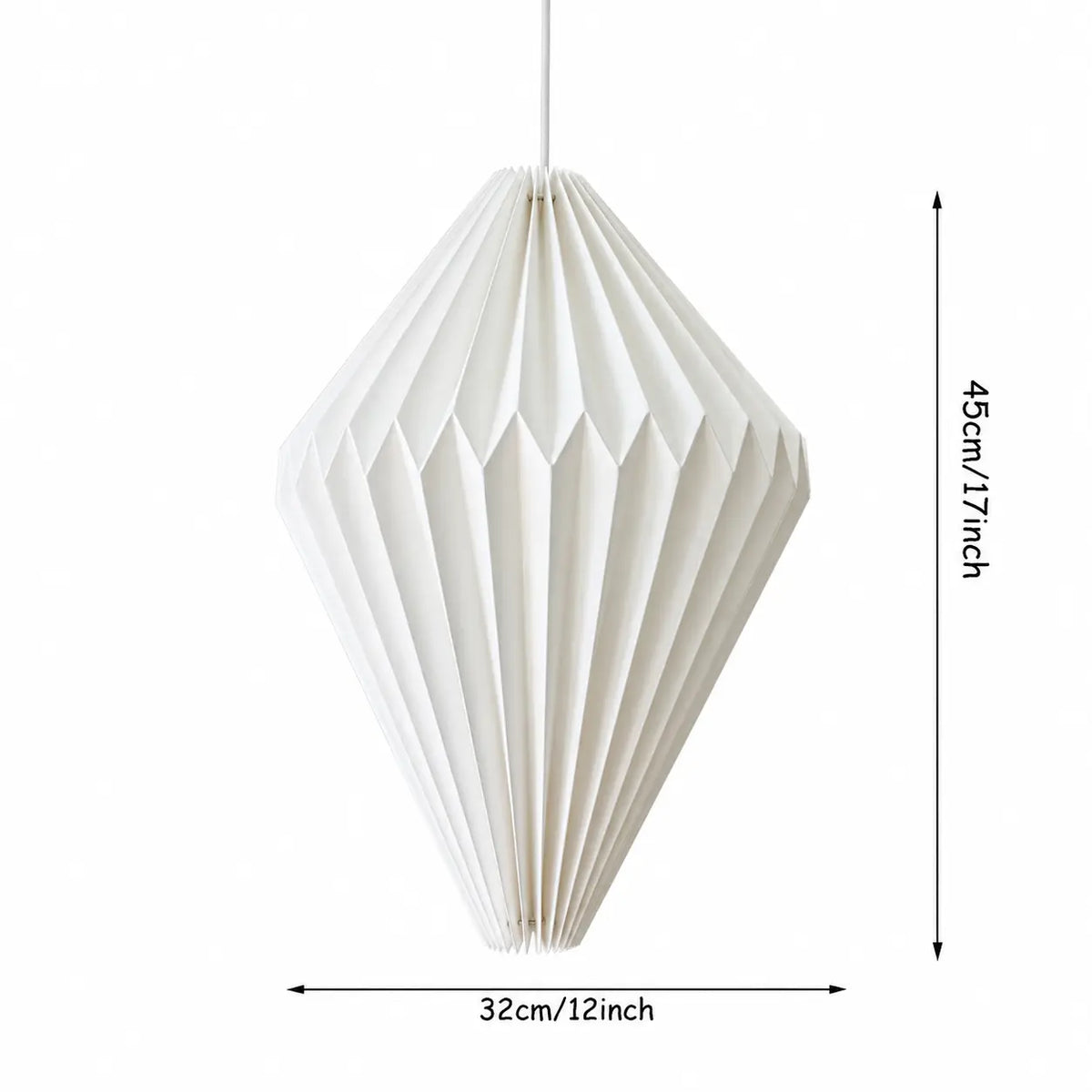 Wholesale Foldable Origami Paper Pendant Lampshade for Nordic Interiors