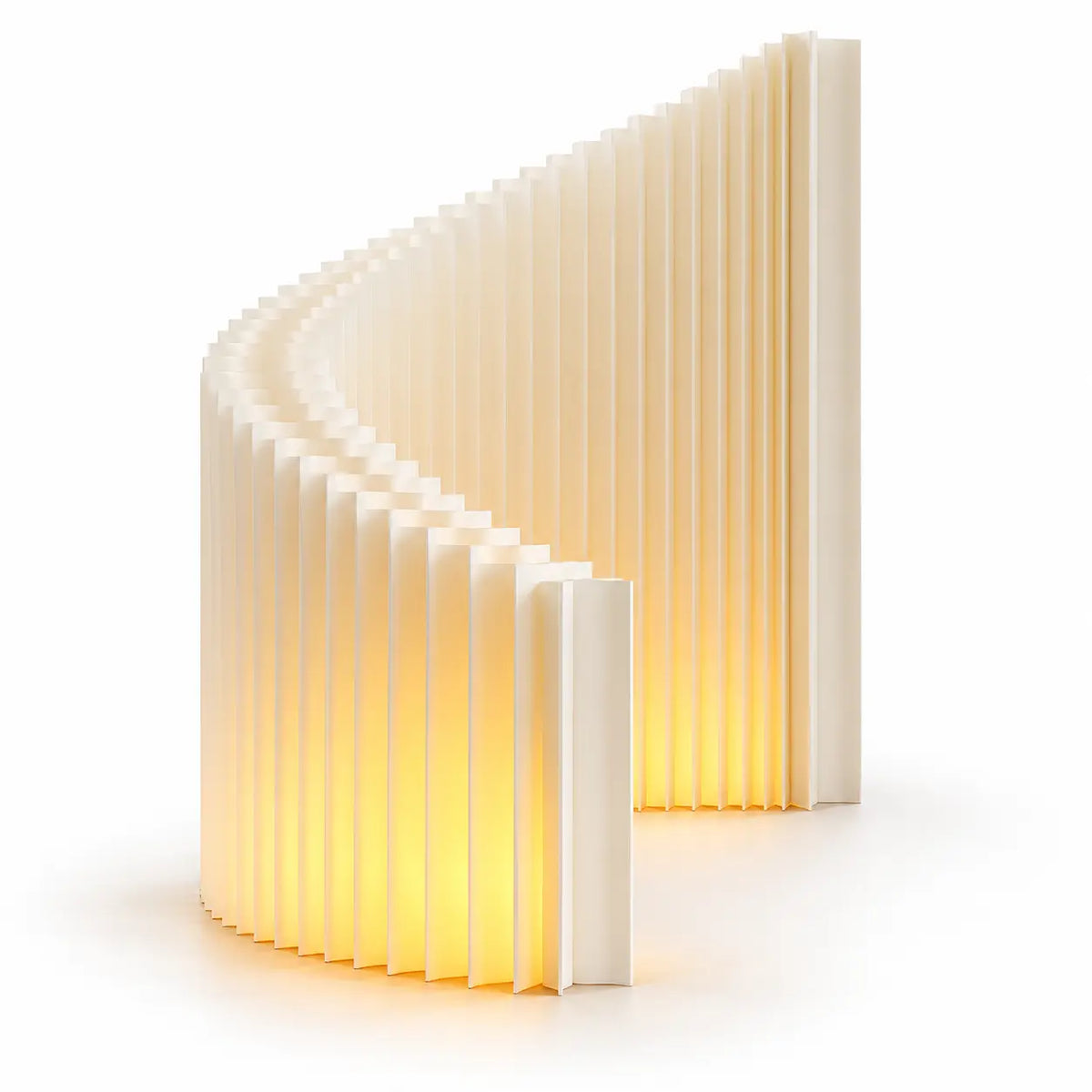 Illuminated Accordion Paper Room Divider