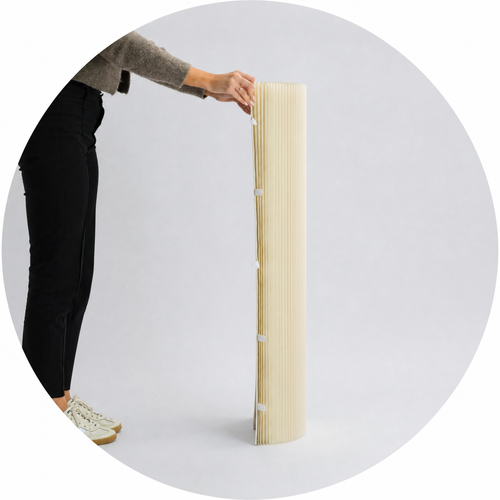 Rapid installation of lightweight honeycomb paper structure for temporary commercial spaces