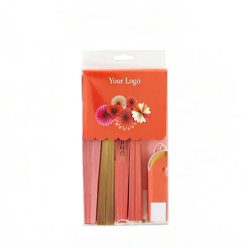 Valentine’s Paper Fan Decoration Set